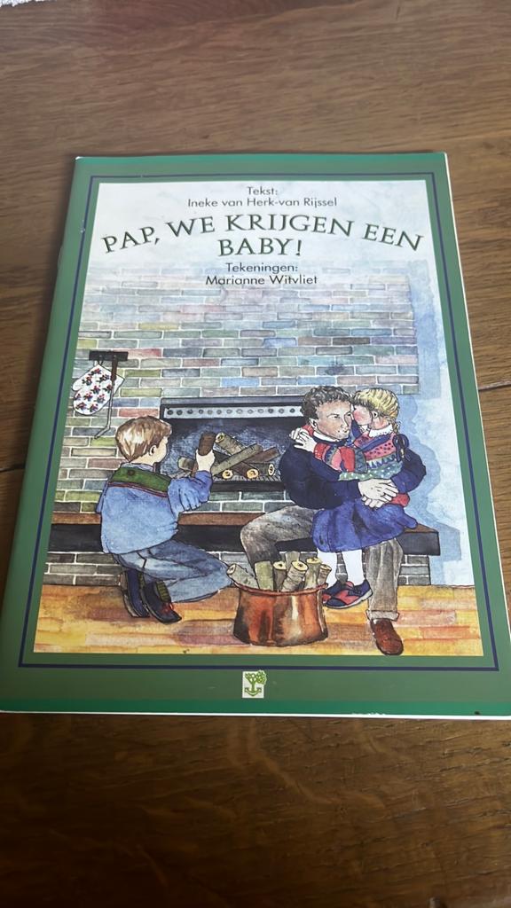 I. van Herk-van Rijssel - 2 Pap we krijgen een baby, Ophalen of Verzenden, Gelezen, I. van Herk-van Rijssel
