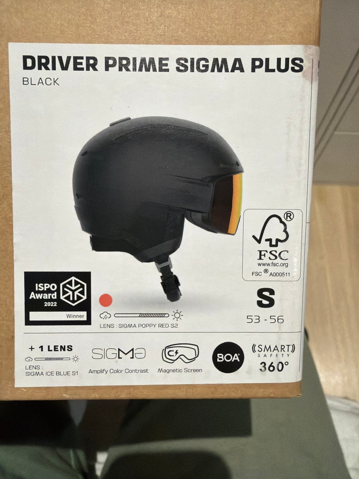 Salomon Driver Prime Sigma Plus Skihelm Zwart Maat S, Overige typen, Zo goed als nieuw, Skiën, Minder dan 100 cm