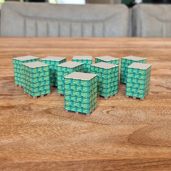 Pallet met Kratten Peren – Set van 10 – 1-50, Hobby en Vrije tijd, Ophalen of Verzenden, Nieuw, Bus of Vrachtwagen, Tekno