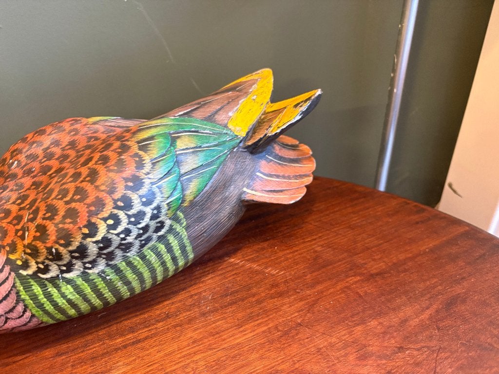 Prachtige Brocante Grote Oude Houten Lokeend., Ophalen of Verzenden