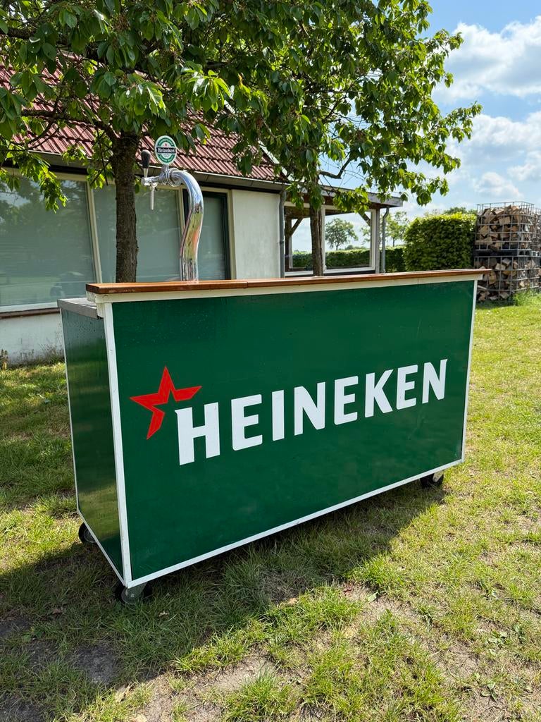 Heineken Mobiele Bar met Tap en Spoelbak, Ophalen of Verzenden, Zo goed als nieuw, Overige merken