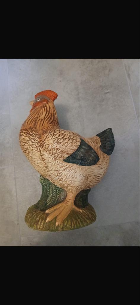 Decoratief Kip Beeldje - Ongeveer 30 cm Hoog, Ophalen of Verzenden, Zo goed als nieuw