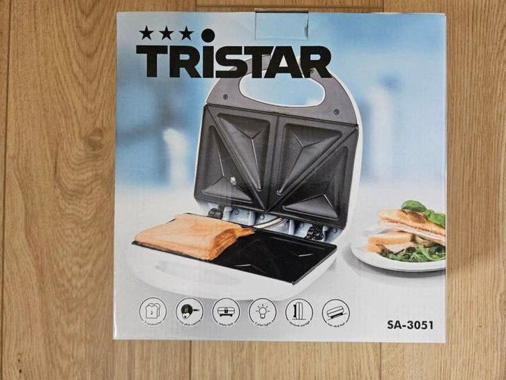 Tristar tosti apparaat tosti ijzer in nieuwstaat, Ophalen of Verzenden, Nieuw, Minder dan 45 cm
