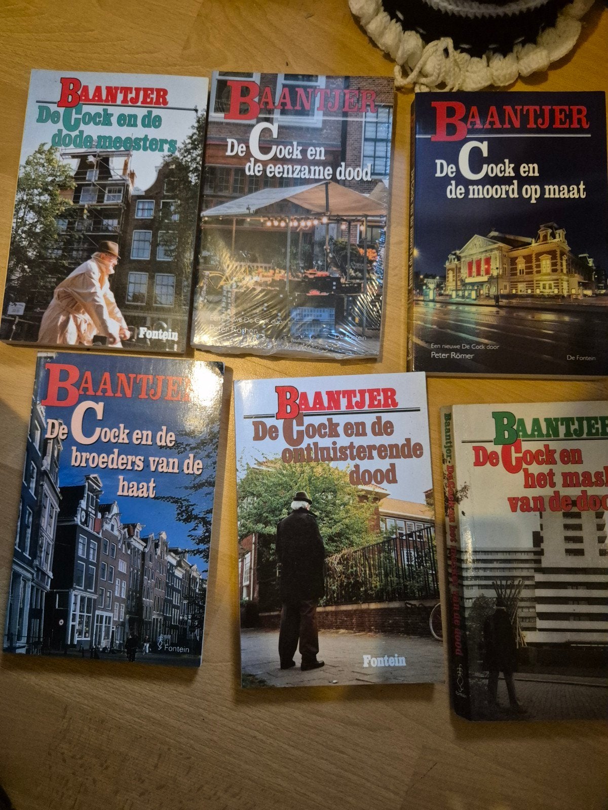 Baantjer boeken - De Cock serie (6 stuks), Ophalen of Verzenden