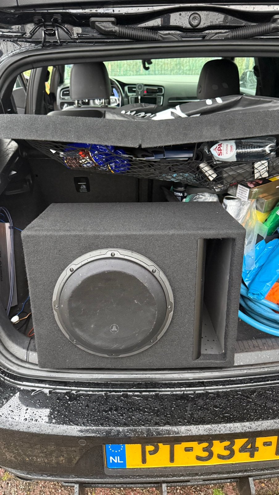 JL AUDIO 10W3V3-4 🔊Met kist 500 WATT RMS, Ophalen, Zo goed als nieuw