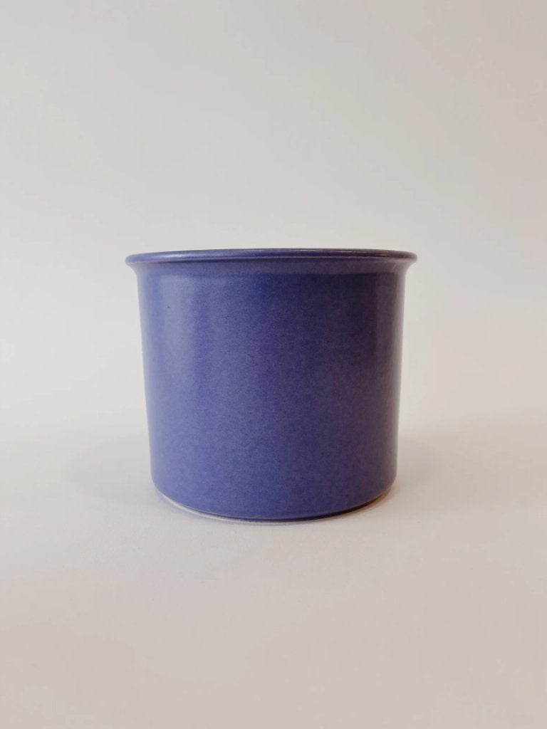 VINTAGE BLOEMPOT | BLAUW/PAARS, Tuin en Terras, -, -, Rond, Ophalen of Verzenden
