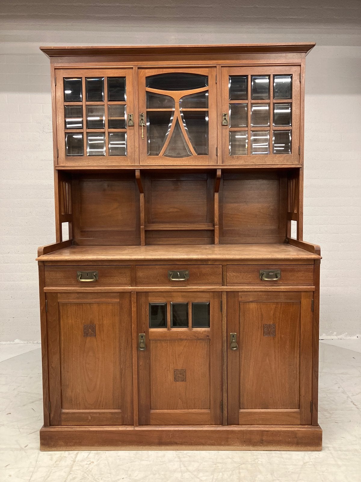 Antieke Eiken Buffetkast Amsterdamse School/Art Deco (1920-1, Antiek en Kunst, Ophalen