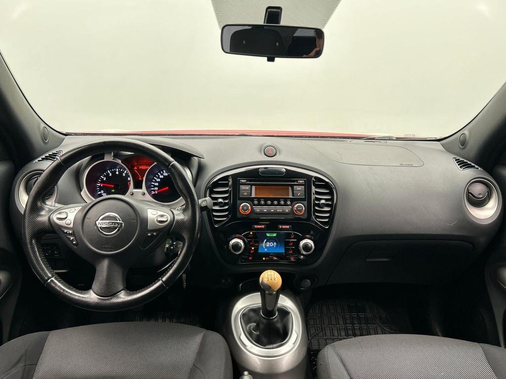 Nissan Juke 1.6 Trekhaak Climate-control Cruise Lichtmetaal, Auto's, Voorwielaandrijving, Euro 5, Stof, 4 cilinders