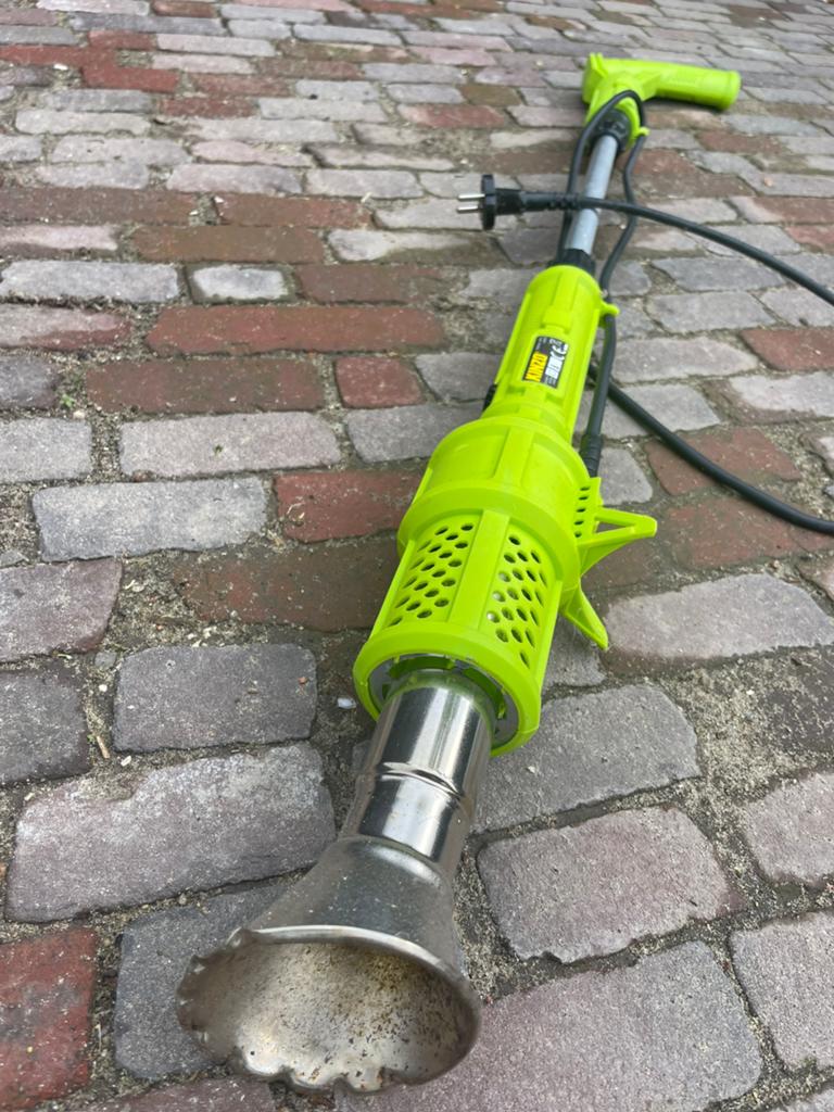 Onkruidbrander, Ophalen, Zo goed als nieuw