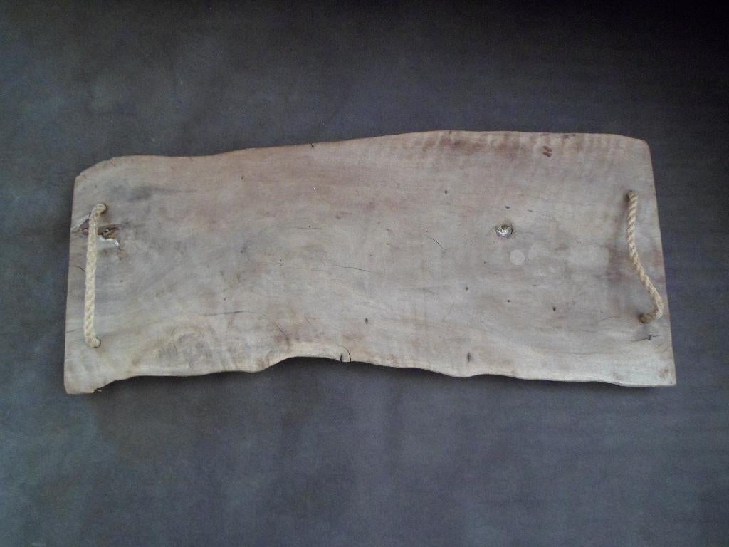 Sober dienblad "Plank" met touw, Huis en Inrichting, Ophalen, Zo goed als nieuw, Rechthoekig, Hout