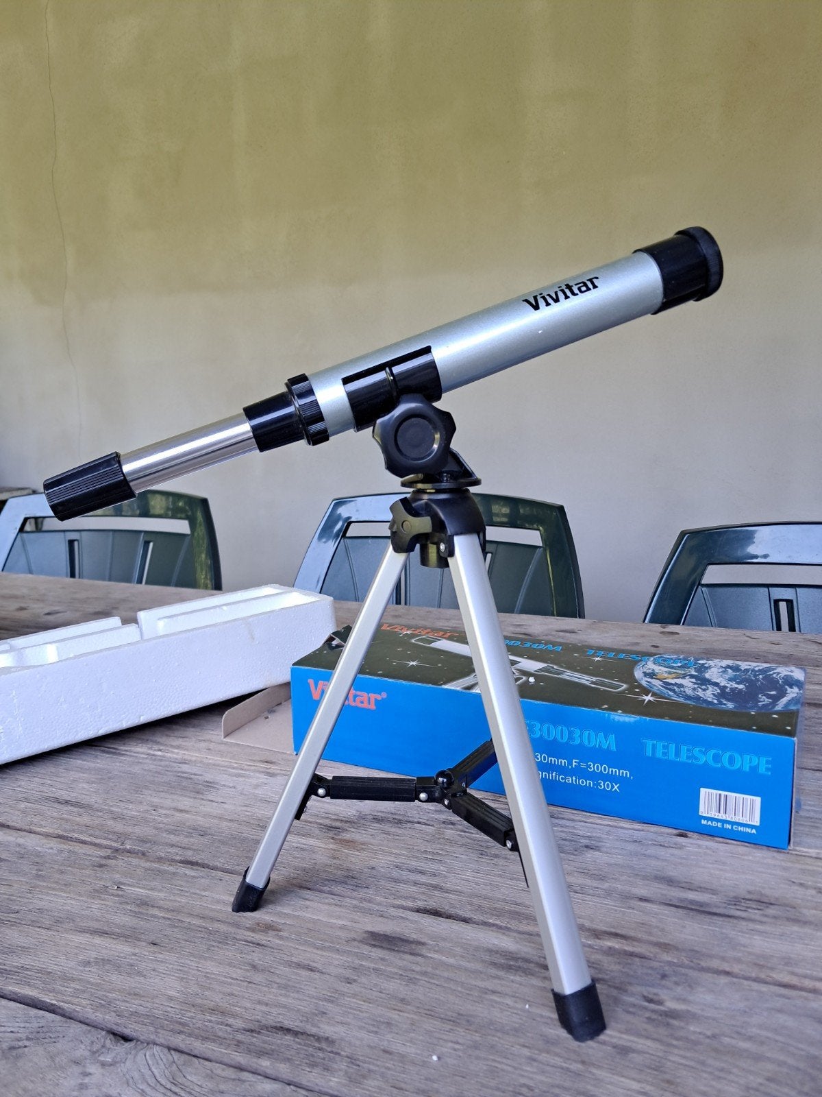 Telescoop met Statief Vivitar F30030M, Ophalen of Verzenden, Zo goed als nieuw, Ontdekken