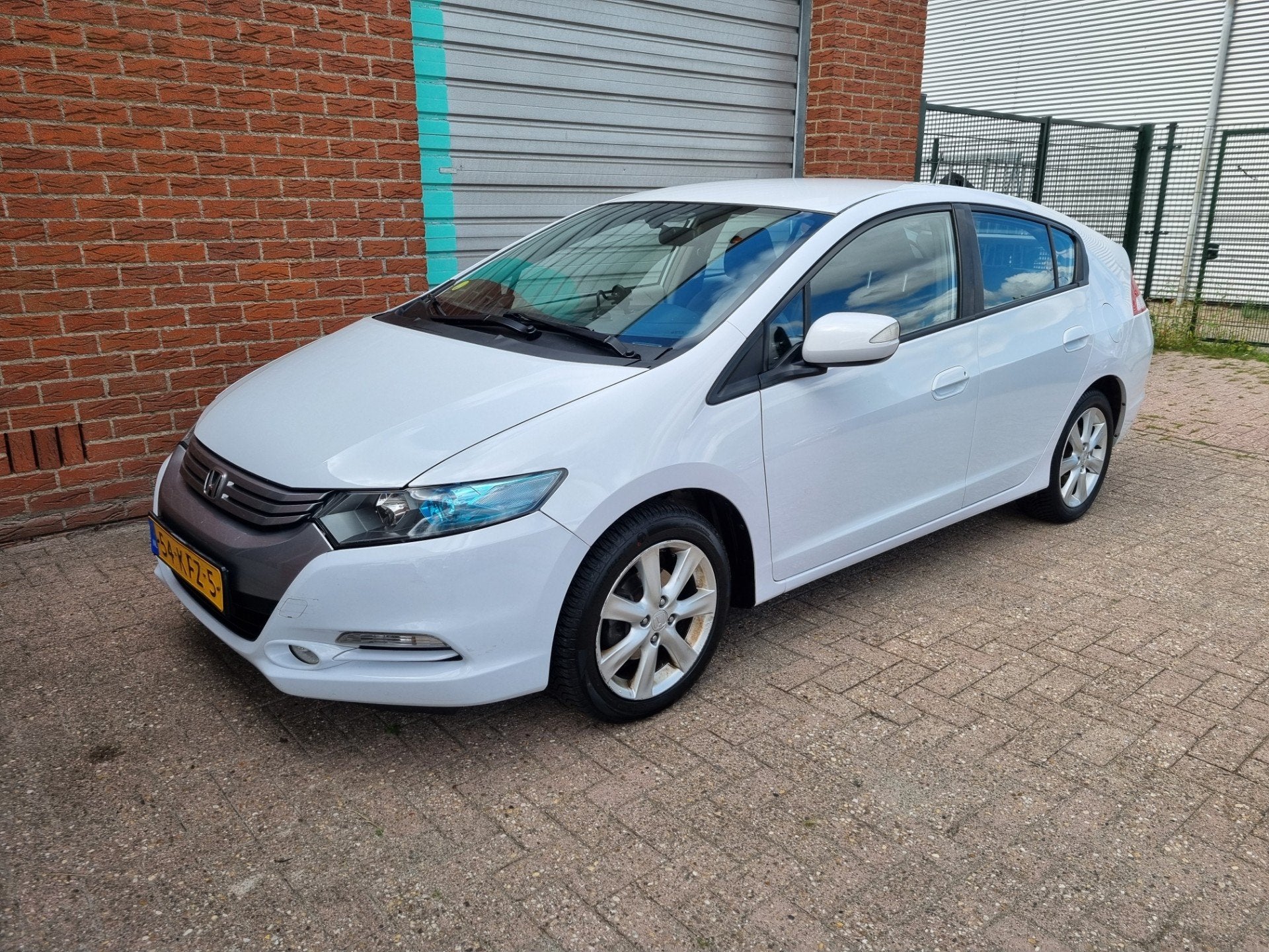 Honda Insight 1.3 Elegance Hybride Automaat Bj:2009 NAP!, Euro 5, Gebruikt, 4 cilinders, Wit