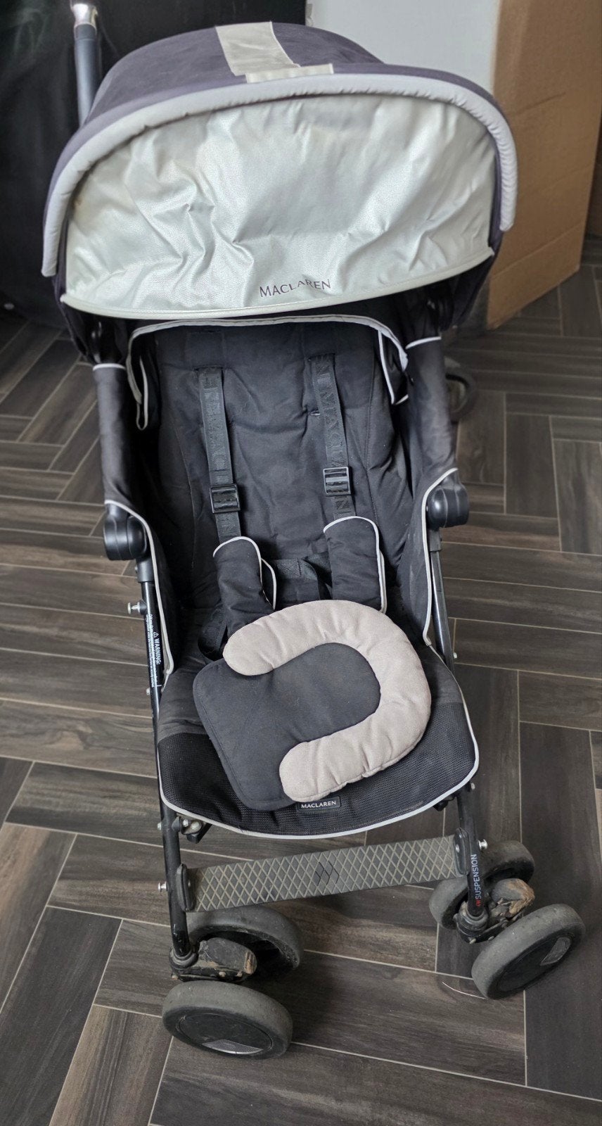 Maclaren Techno XT Buggy - Zwart/Grijs, Ophalen