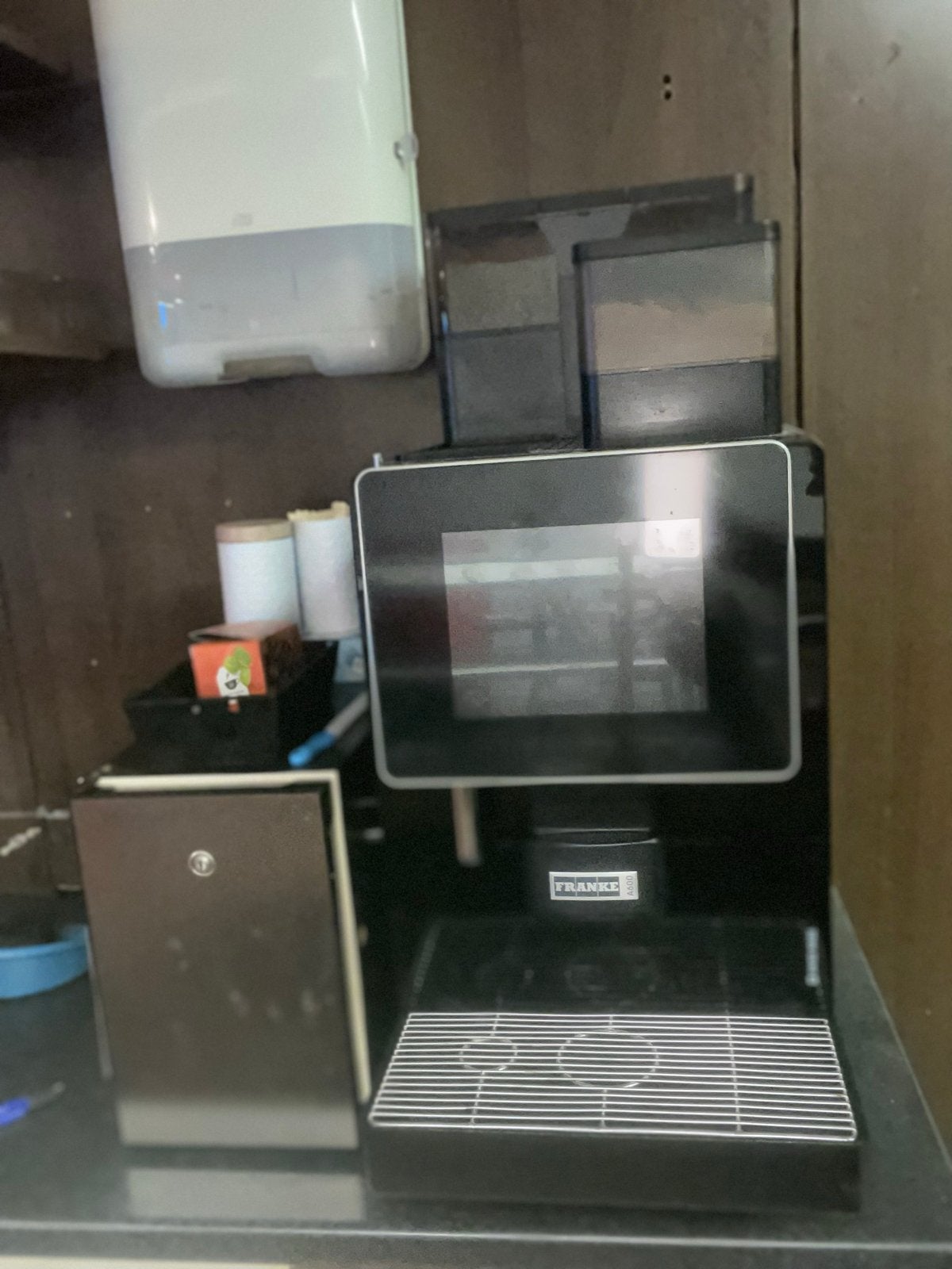 Franke A600 Koffiemachine - Werkt perfect!, Ophalen, Gebruikt, 10 kopjes of meer, Koffiemachine
