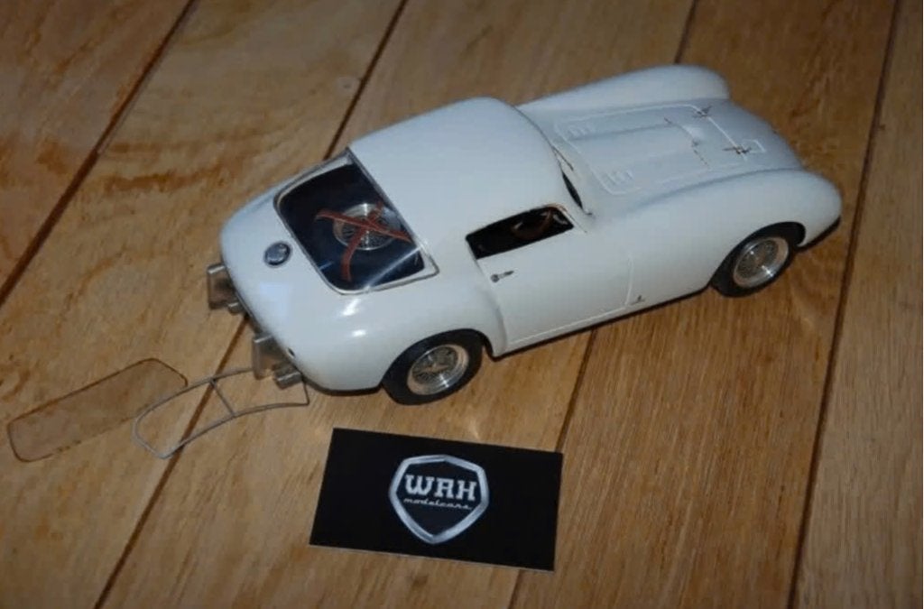 1:18 FERRARI 375 MM white ABC brianza USED HANDBOUW WRH, Verzenden, Gebruikt, Auto, Overige merken