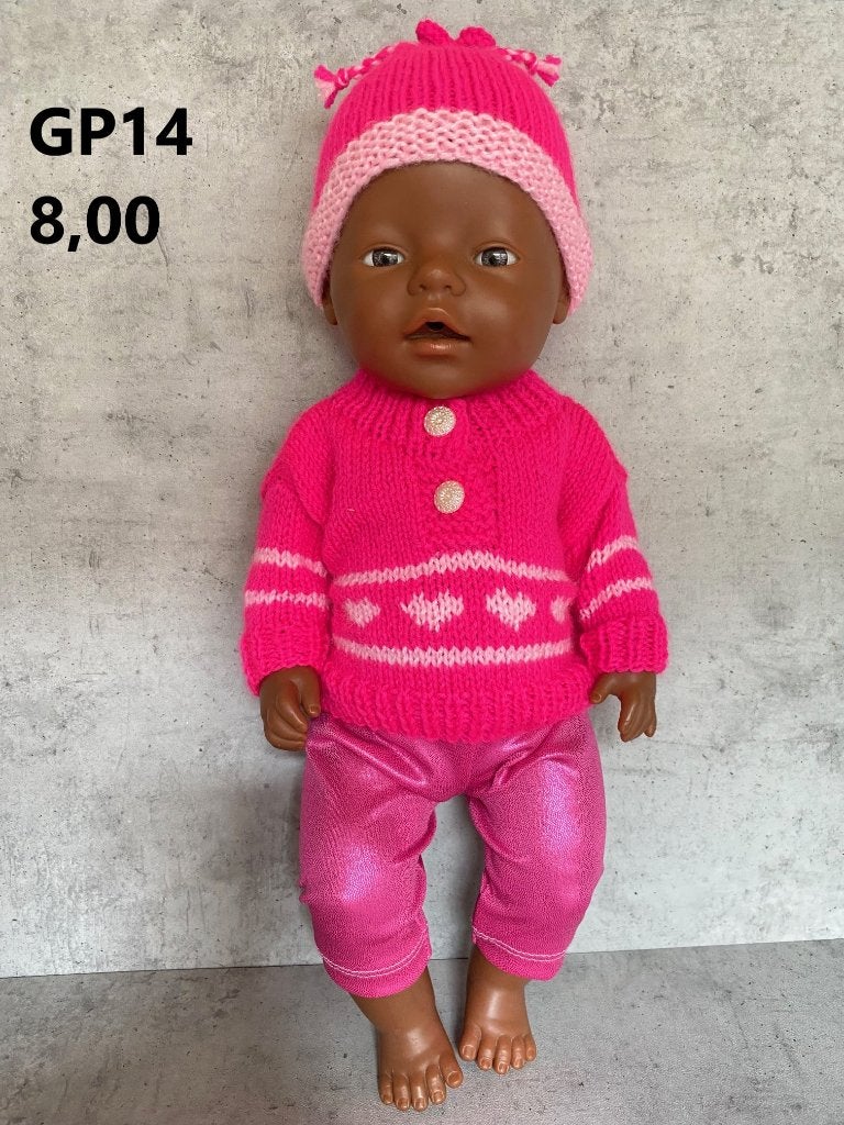 Poppenkleertjes baby born. Set. Opbrengst KiKa., Ophalen of Verzenden, Nieuw, Babypop