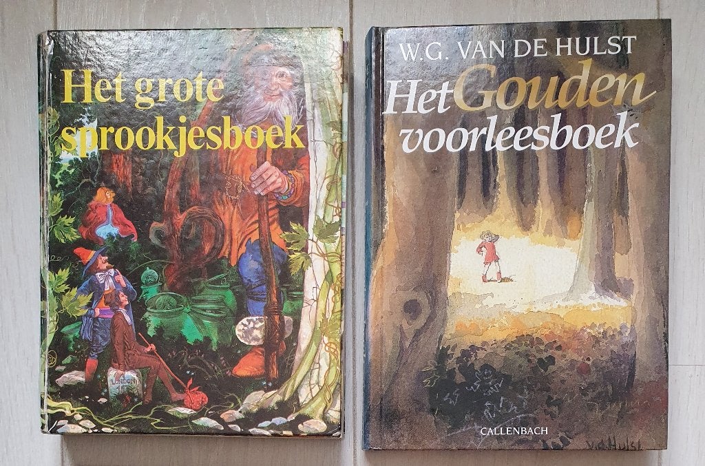 2 oude sprookjesboeken / voorleesboeken, Ophalen of Verzenden, Gelezen, Fictie algemeen