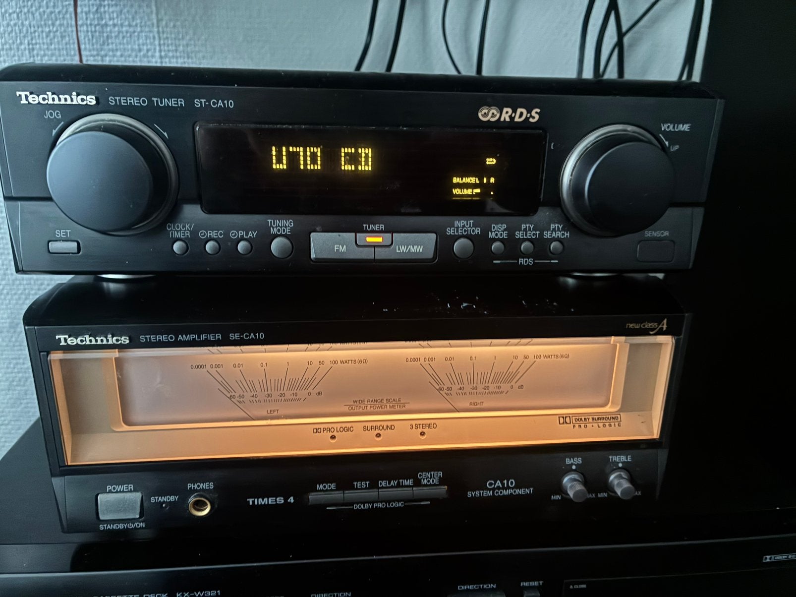 Technics SE-CA10 versterker – vintage – 2 x 70 watt, Ophalen of Verzenden, Zo goed als nieuw, Overige merken