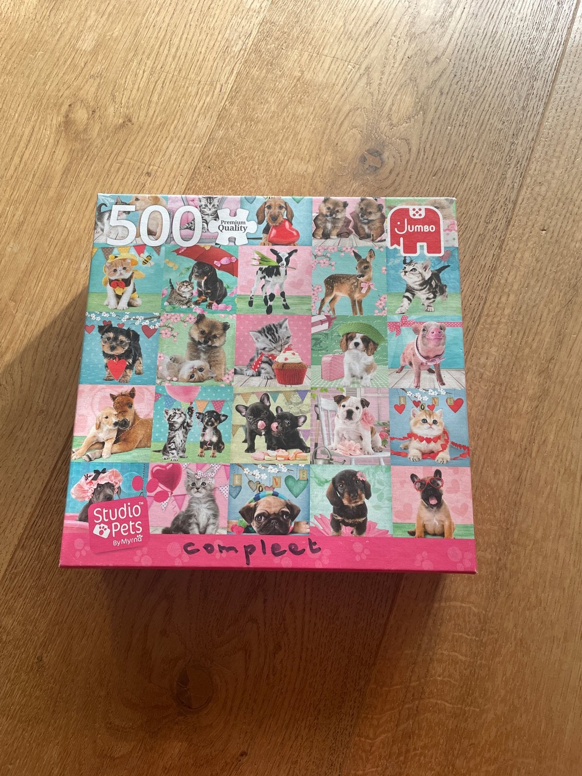 Jumbo Studio Pets Puzzel 500 stukjes - Compleet, Ophalen of Verzenden, Meer dan 50 stukjes, Gebruikt, 6 jaar of ouder