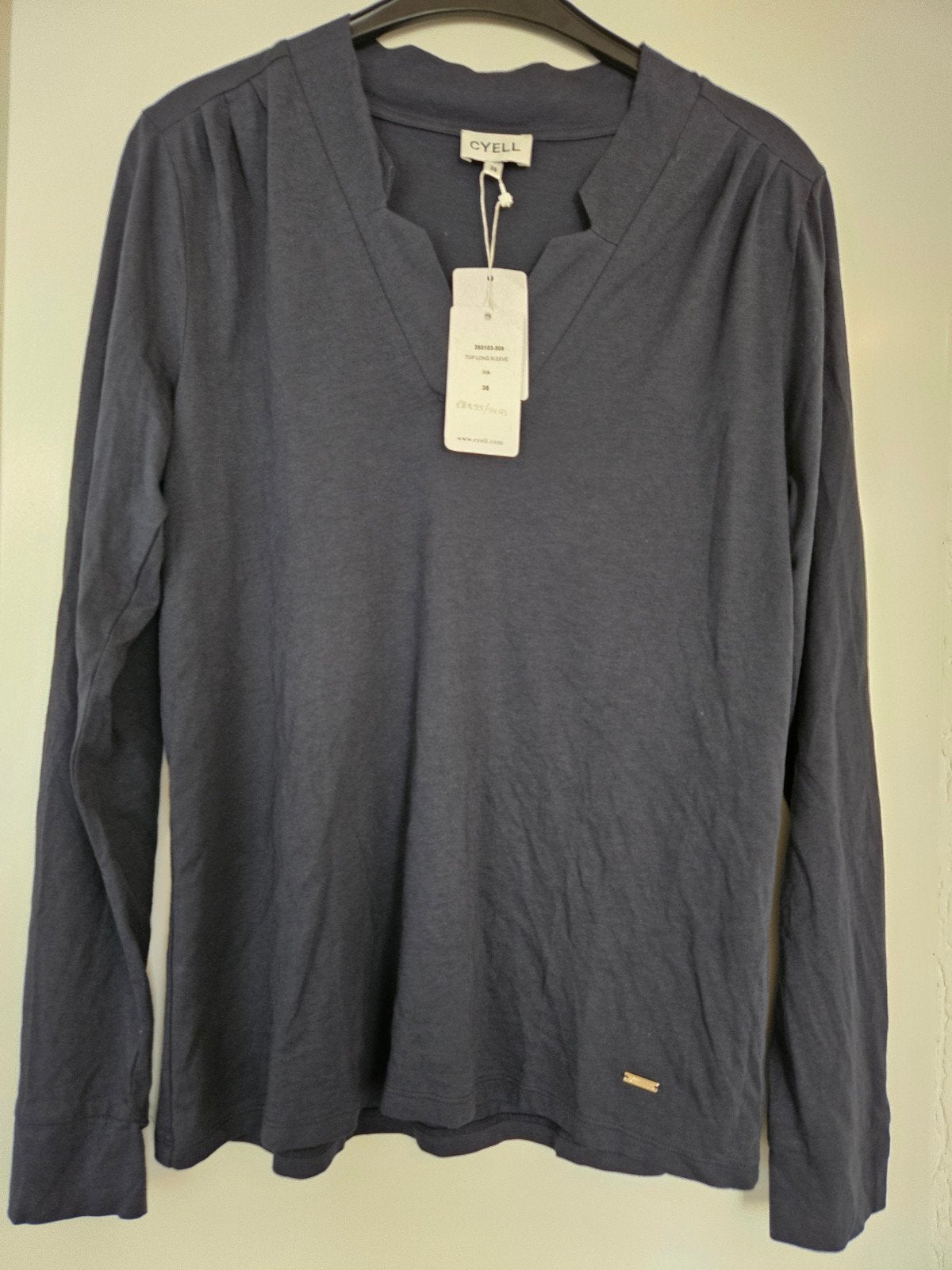 CYELL Top Longsleeve Maat 38 Nieuw met kaartjes, Maat 38/40 (M), Blauw, Nieuw, Ophalen of Verzenden