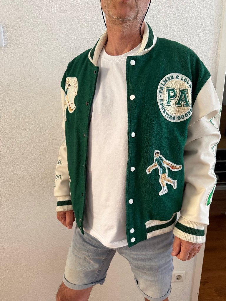 PAL Sporting Goods Jai Alai Championship Varsity Jack size L, Maat 52/54 (L), Ophalen of Verzenden, Zo goed als nieuw, Groen