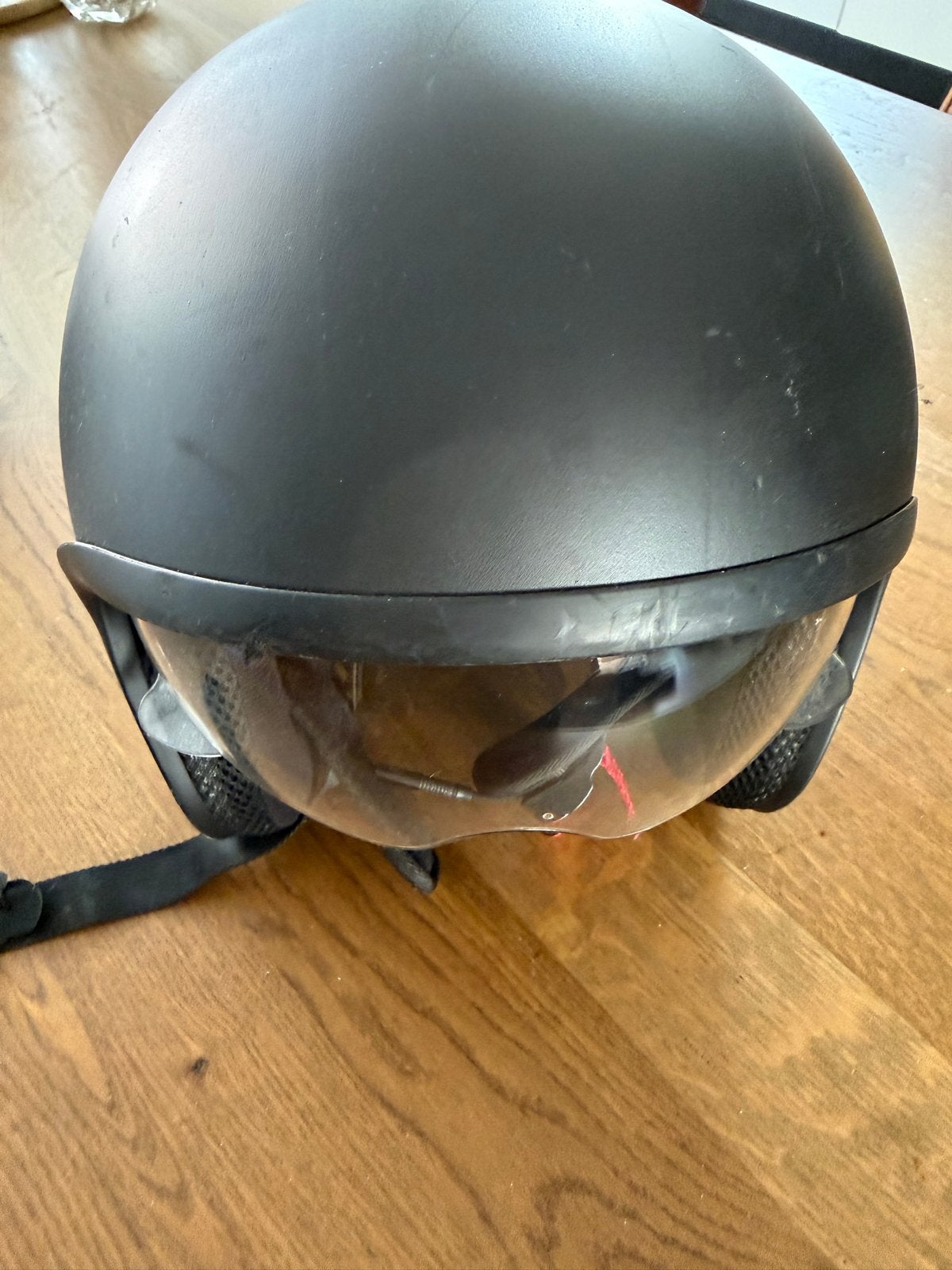 Zwarte Jethelm - Maat L, Motoren, Kleding | Motorhelmen, Overige merken, Heren, Jethelm, Ophalen of Verzenden