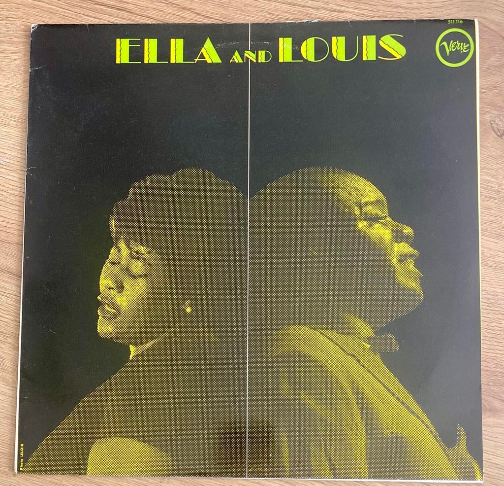 lp: Ella Fitzgerald / Louis Armstrong - Ella & Louis, Ophalen of Verzenden, Gebruikt, Jazz