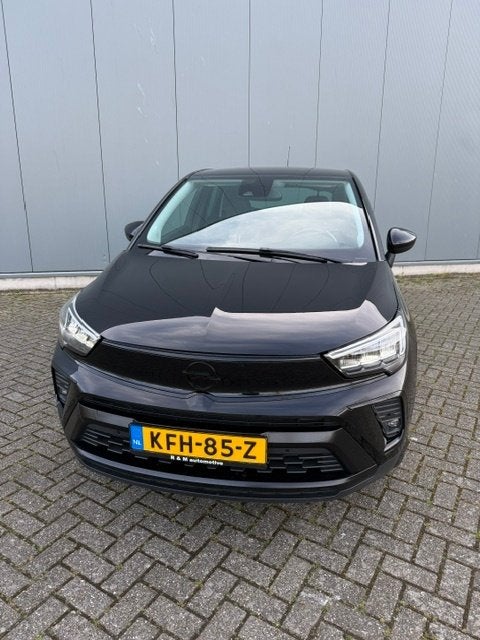 Opel Crossland X 1.2 130pk Start/stop Aut. 2023 Zwart, Auto's, 1199 cc, 3 cilinders, SUV of Terreinwagen, Geïmporteerd