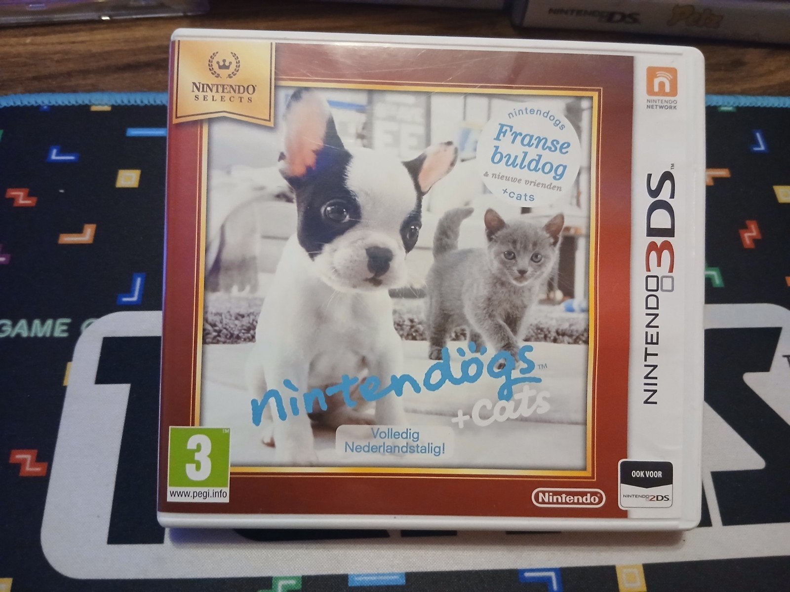Nintendogs en cats Nintendo 3ds 2ds game, Ophalen of Verzenden, Gebruikt, Blauw, 3DS