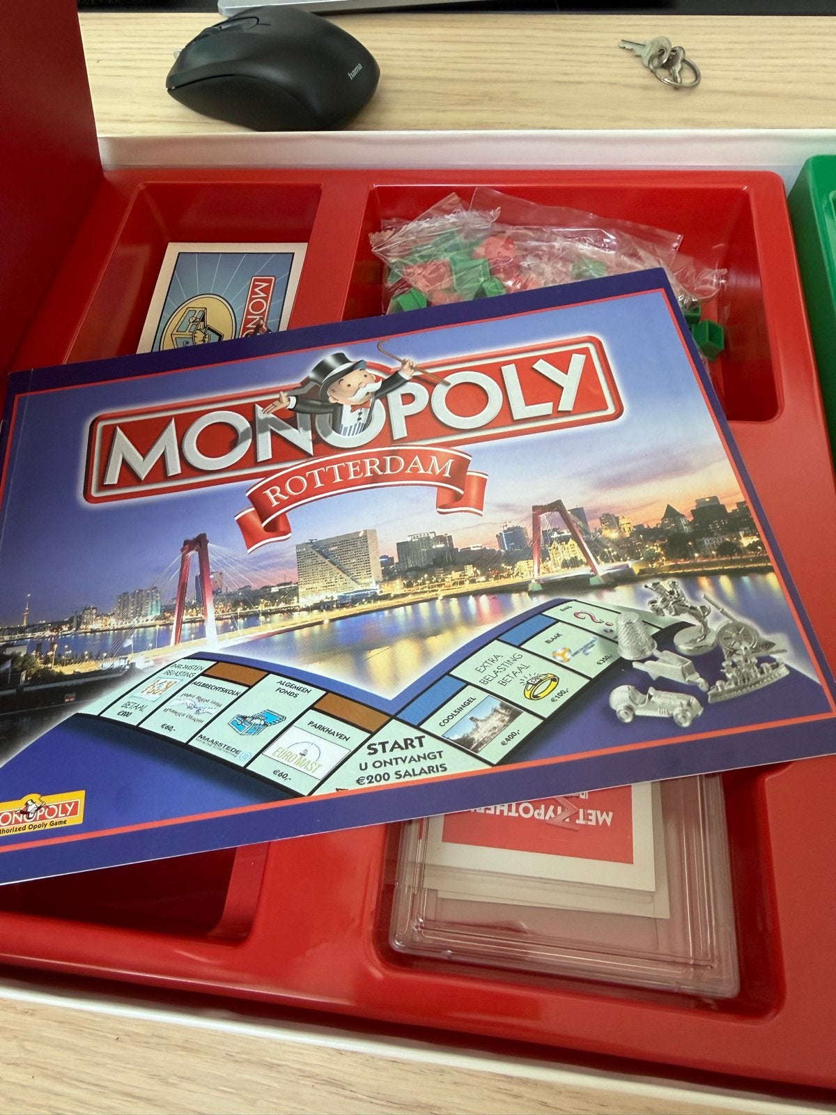 Monopoly Rotterdam - 1x gespeeld, Drie of vier spelers, Ophalen, Gebruikt