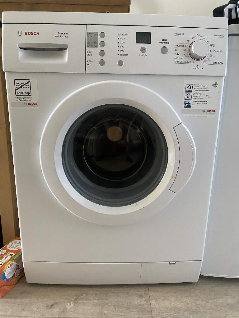 Wasmachine Bosch Maxx 6 VarioPerfect, Ophalen, Gebruikt, Voorlader, 85 tot 90 cm