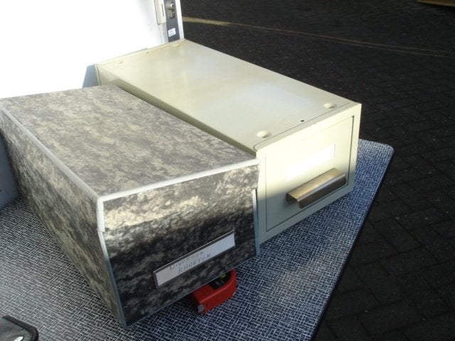 Vintage industrieel Kantoor spullen jaren 50/ 60, Ophalen of Verzenden