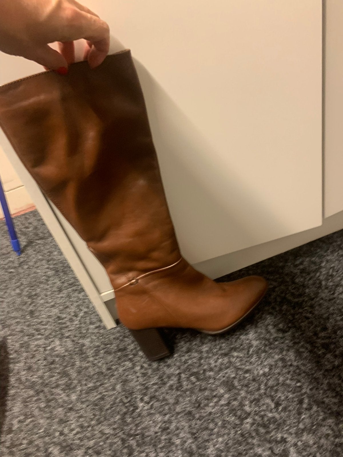 Nieuw bruin echt leer laarzen merk Lamica maat 36, Hoge laarzen, Bruin, Nieuw, Ophalen of Verzenden