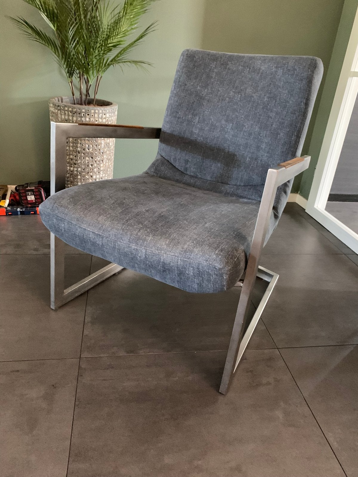 Fauteuil Henders en Hazel, Huis en Inrichting, Ophalen, 75 tot 100 cm, Zo goed als nieuw, Stof
