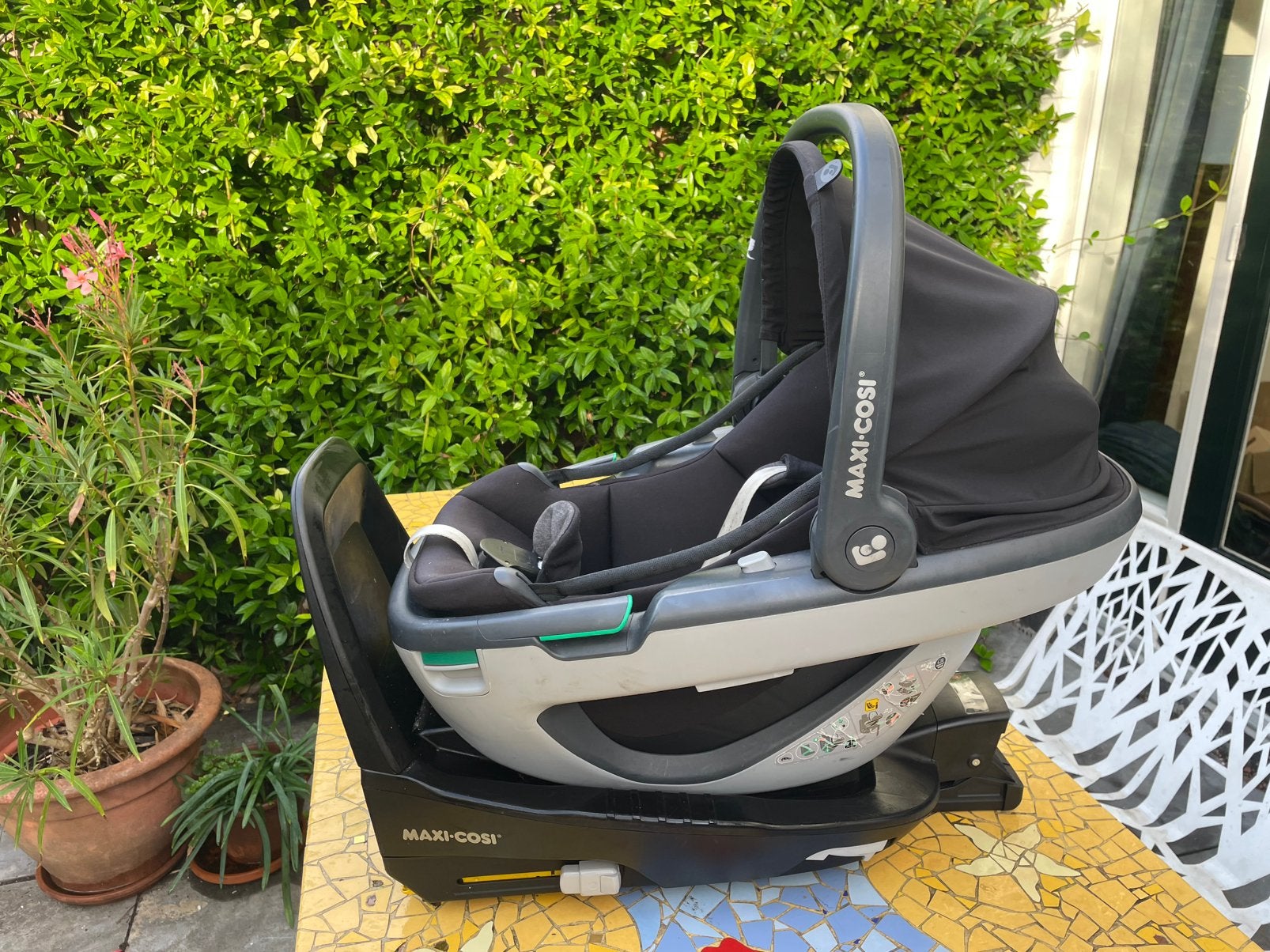 Maxi Cosi Coral + isofix base, Gebruikt, Ophalen of Verzenden, Isofix, 0 t/m 13 kg