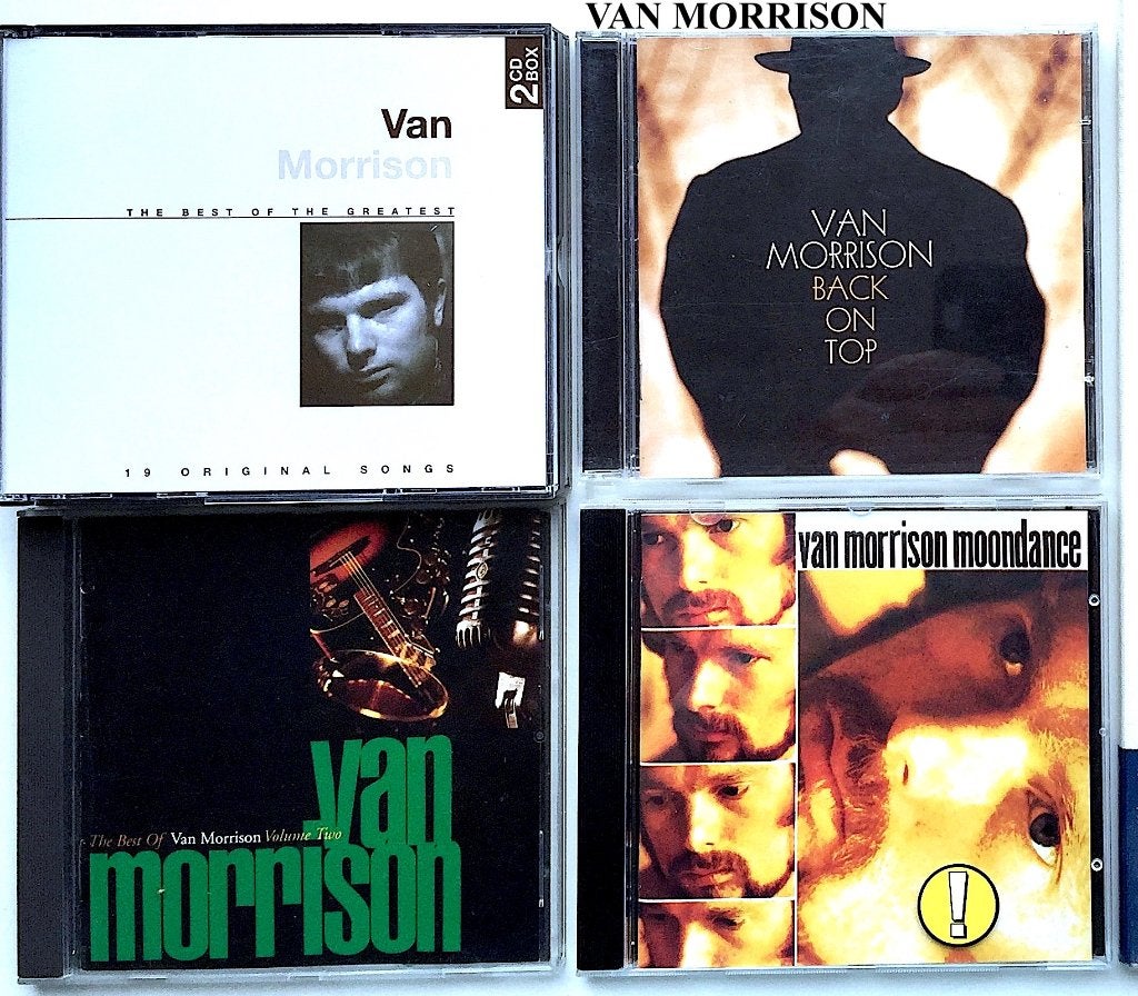 Van Morrison CD Pakket (4 stuks o.a. Moondance & 2CD Box), Ophalen, Rock, Gebruikt, Inclusief doosje
