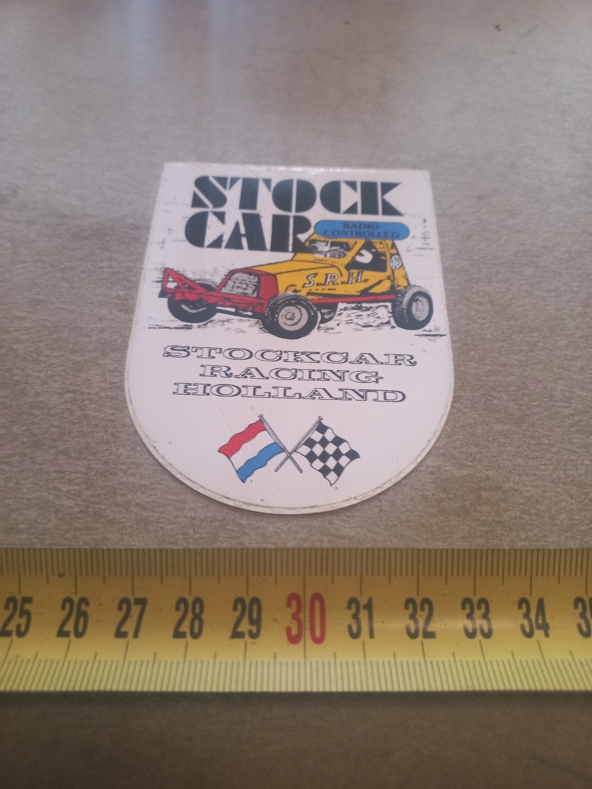 Vintage Stock Car Racing Holland Sticker, Verzamelen, Ophalen of Verzenden, Gebruikt