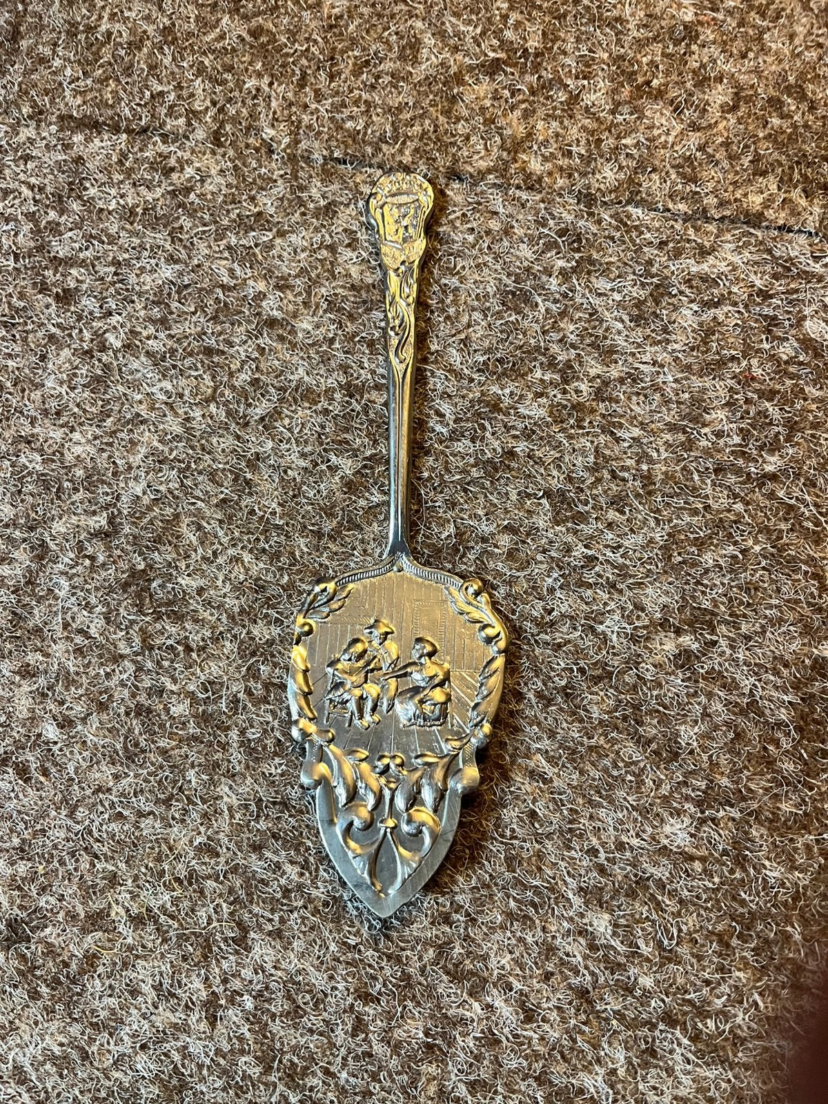 Vintage/antiek verzilverde taartschep nederland, Ophalen of Verzenden