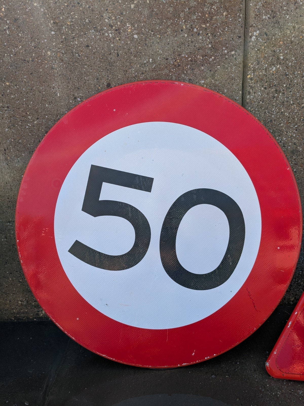 Bord 50 verkeersbord, verjaardag bord, Doe-het-zelf en Verbouw, Ophalen