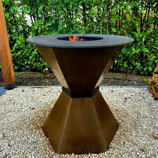 BBQ Huren 100cm | Cortenstaal Sfeervolle BBQ, Tuin en Terras, Ophalen, Zo goed als nieuw, Orbit