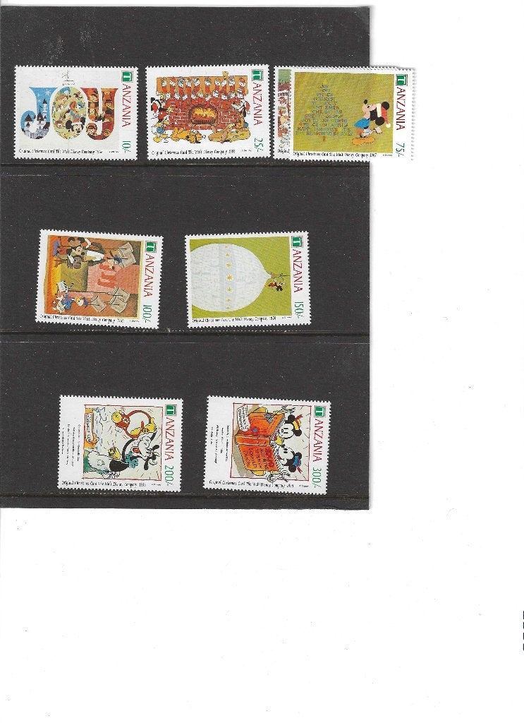 Mi 1030-1037 Disney. Tanzania. Postfris, Ophalen of Verzenden, Postfris, Overige thema's