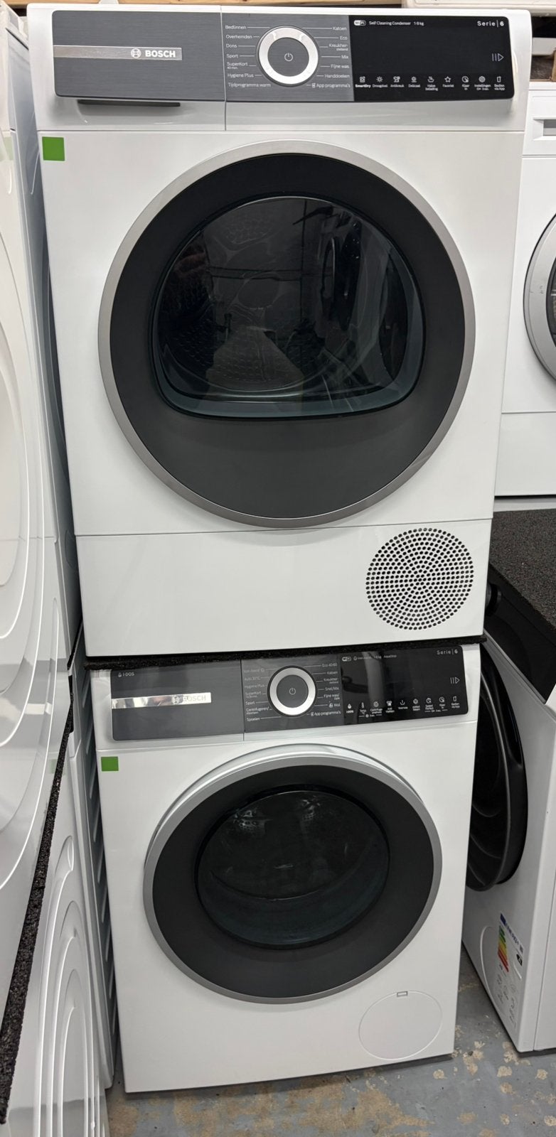Bosch Serie 6 wasmachine & droger 9KG i-Dos en Wifi