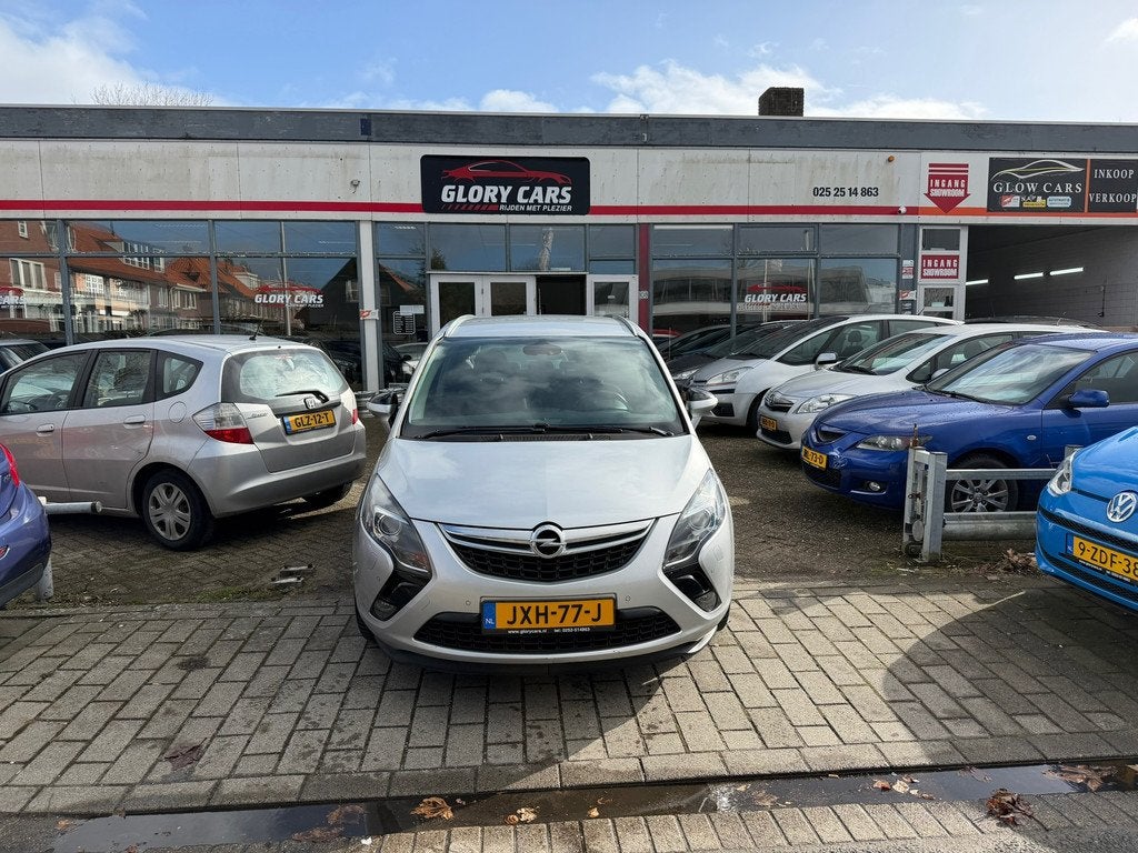 Opel ZAFIRA TOURER 1.4 Edition 7 PERSOON-NAVI-PDC-CRUISE-TRE, Auto's, Opel, Stof, Gebruikt, 4 cilinders, 7 stoelen