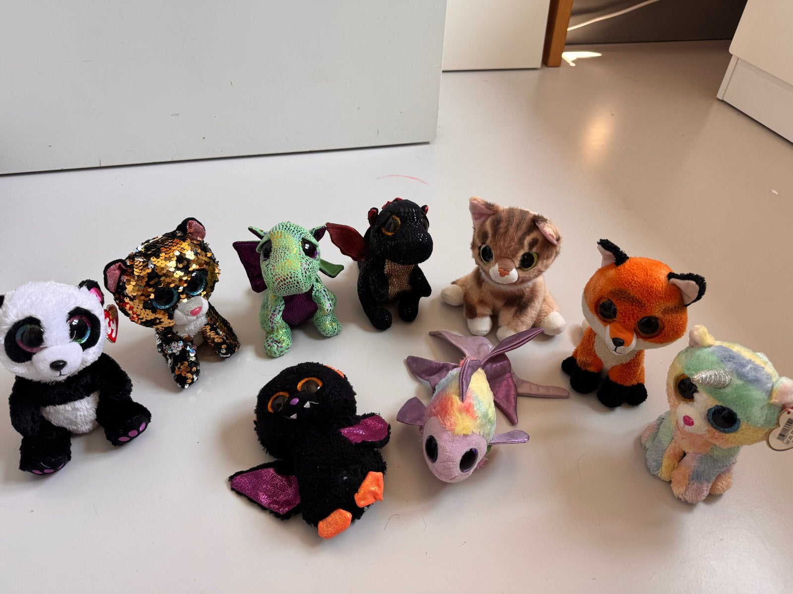 Mooie verzameling Ty knuffels, Gebruikt, Overige typen, Ophalen of Verzenden, Meerkleurig