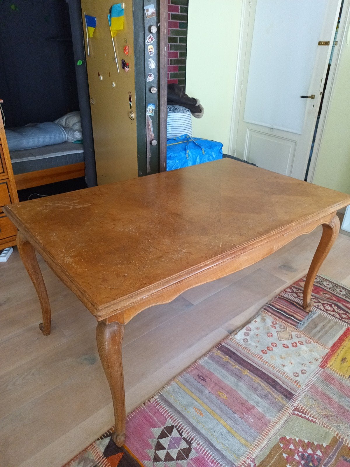 Queen Anne uitschuifbare eettafel - opknapper, Ophalen of Verzenden
