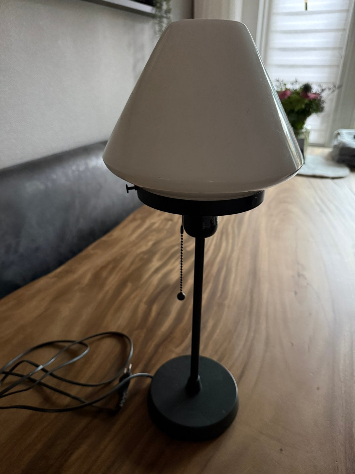 Staand lampje, Huis en Inrichting, Ophalen, Met schakelaar, Zwart, Modern