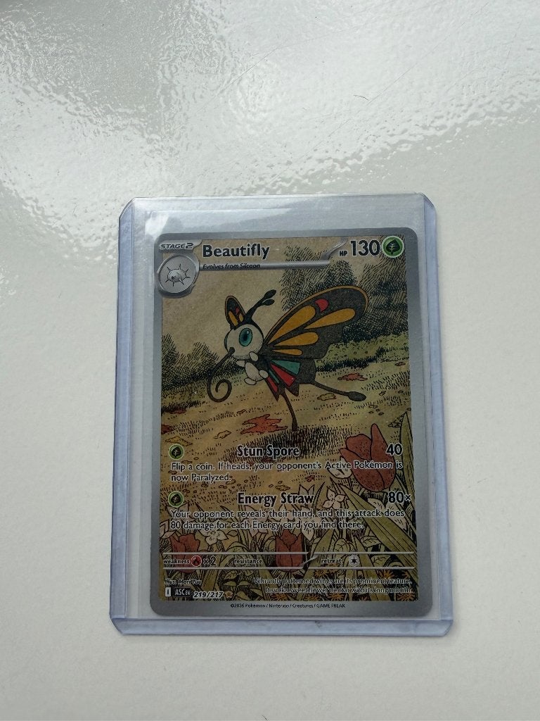 Pokemon beautifly ascended heroes, Hobby en Vrije tijd, Verzamelkaartspellen | Pokémon, Ophalen of Verzenden