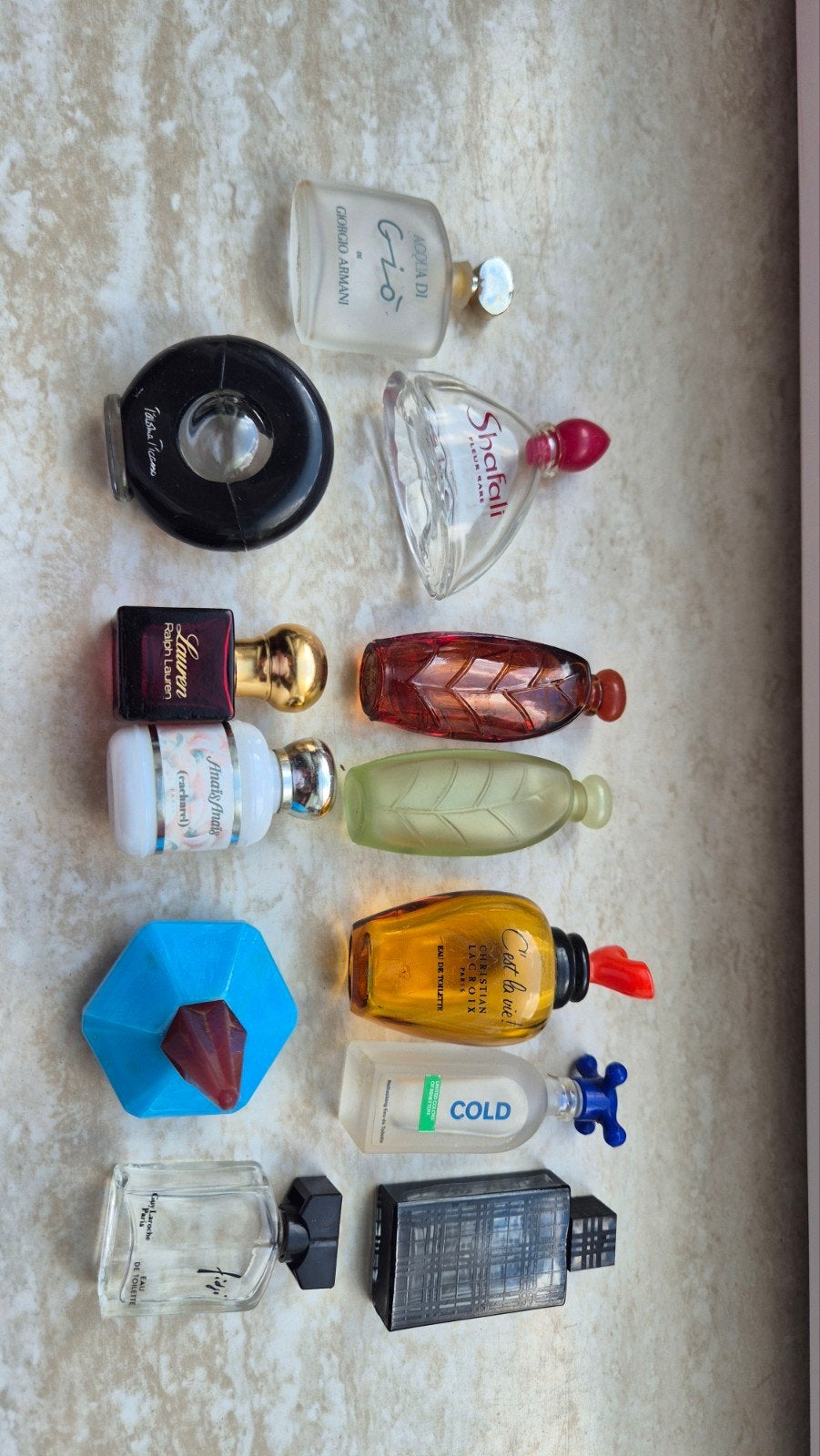 mini parfum flesjes, Ophalen, Miniatuur