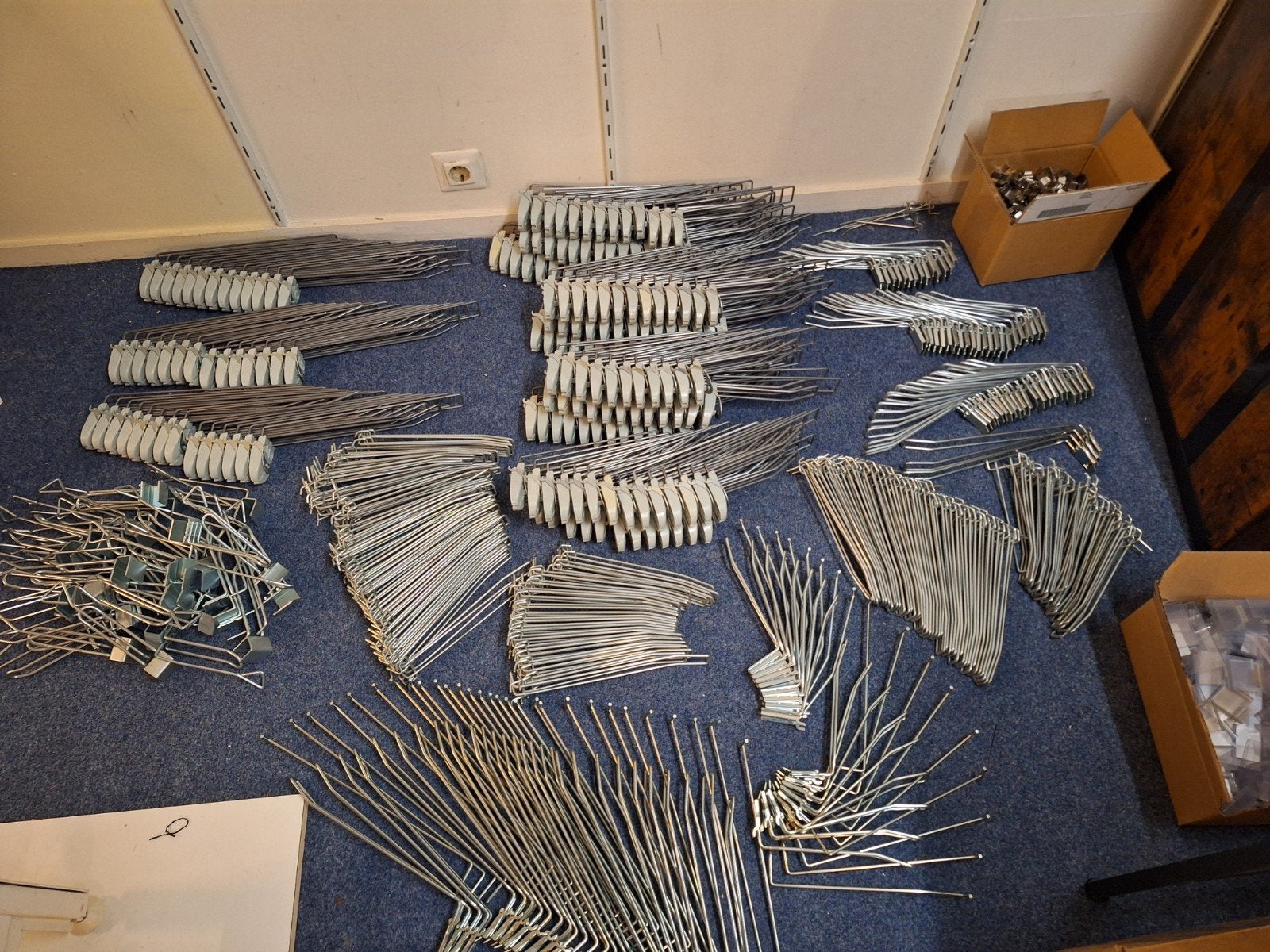 Grote partij winkel/display/blister haken perfowand tego, Ophalen, 250 mm of meer, Overige typen