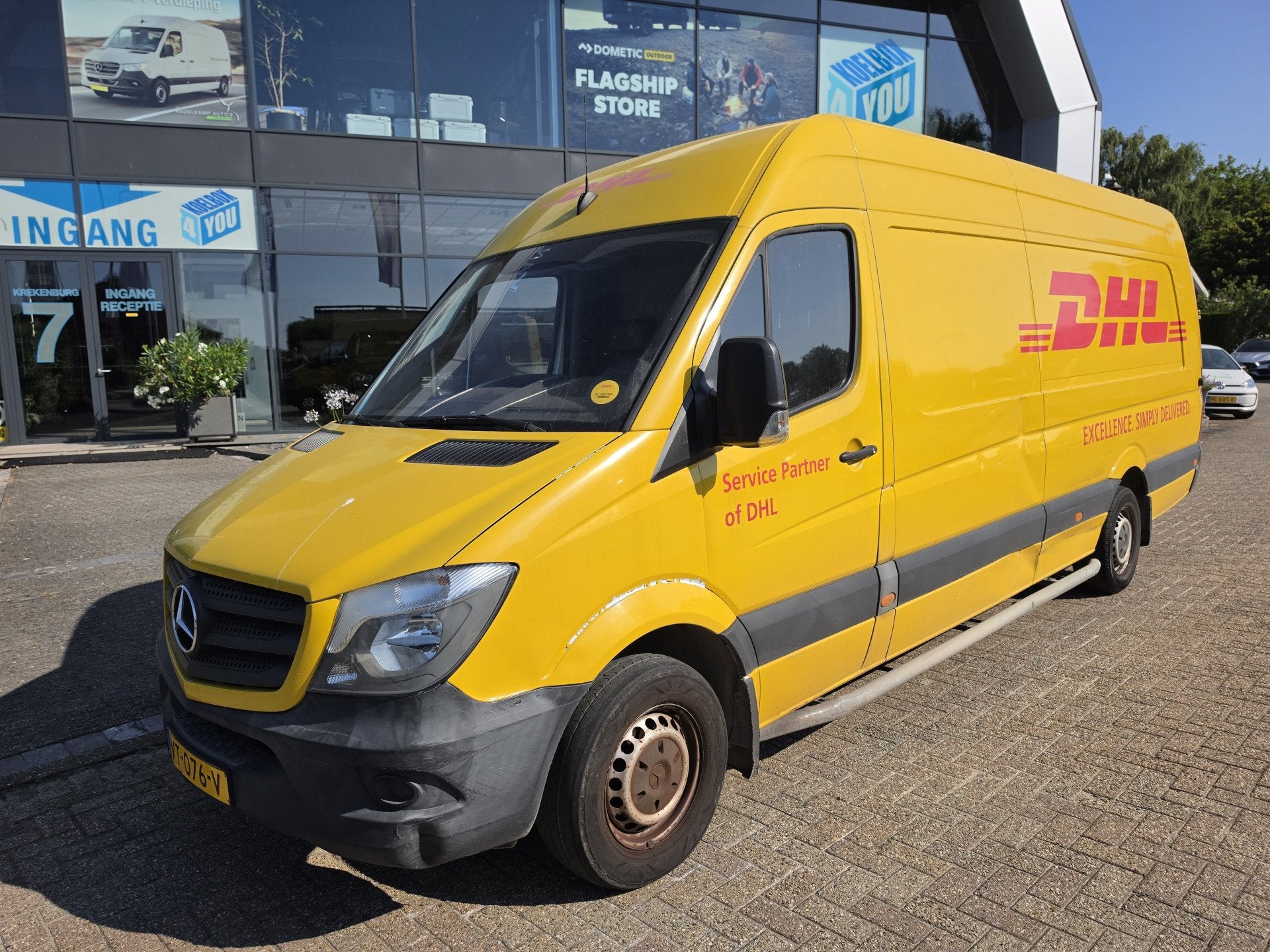 Mercedes-Benz Sprinter 313 CDI L3-H2 Automaat * NAP *, Auto's, Bestelauto's, Automaat, Euro 5, Gebruikt, Zwart